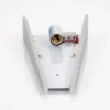 Aplique de pared Magnus de Lindby, blanco, cristal, altura 31 cm, E14