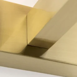 Aplique de pared Mara, color latón, cristal, 17,5 cm de altura, G9, IP44