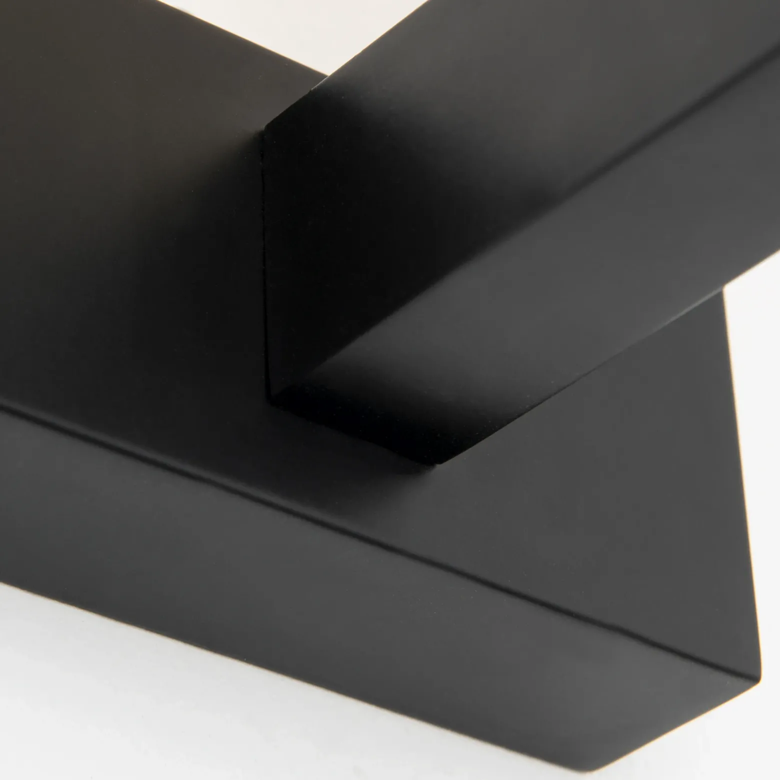 Aplique de pared Mara, negro, cristal, 17,5 cm de altura, G9, IP44