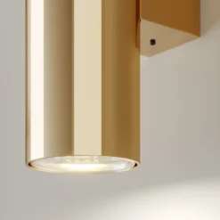 Aplique de pared Marion de Euluna, latón Altura 18 cm Acero up/down