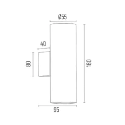 Aplique de pared Marion, latón, altura 18 cm, acero, luz hacia arriba/hacia