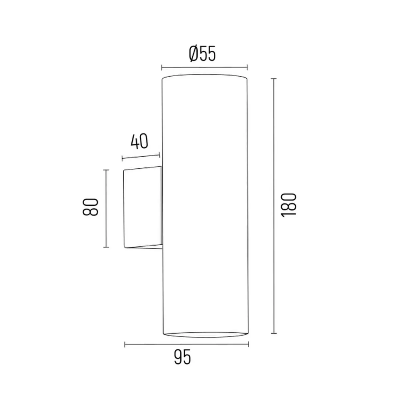 Aplique de pared Marion, 2 luces, blanco