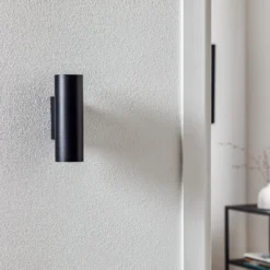 Aplique de pared Marley 2 luces negro