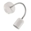 Aplique de pared Maxi con brazo flexible, blanco