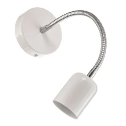Aplique de pared Maxi con brazo flexible, blanco