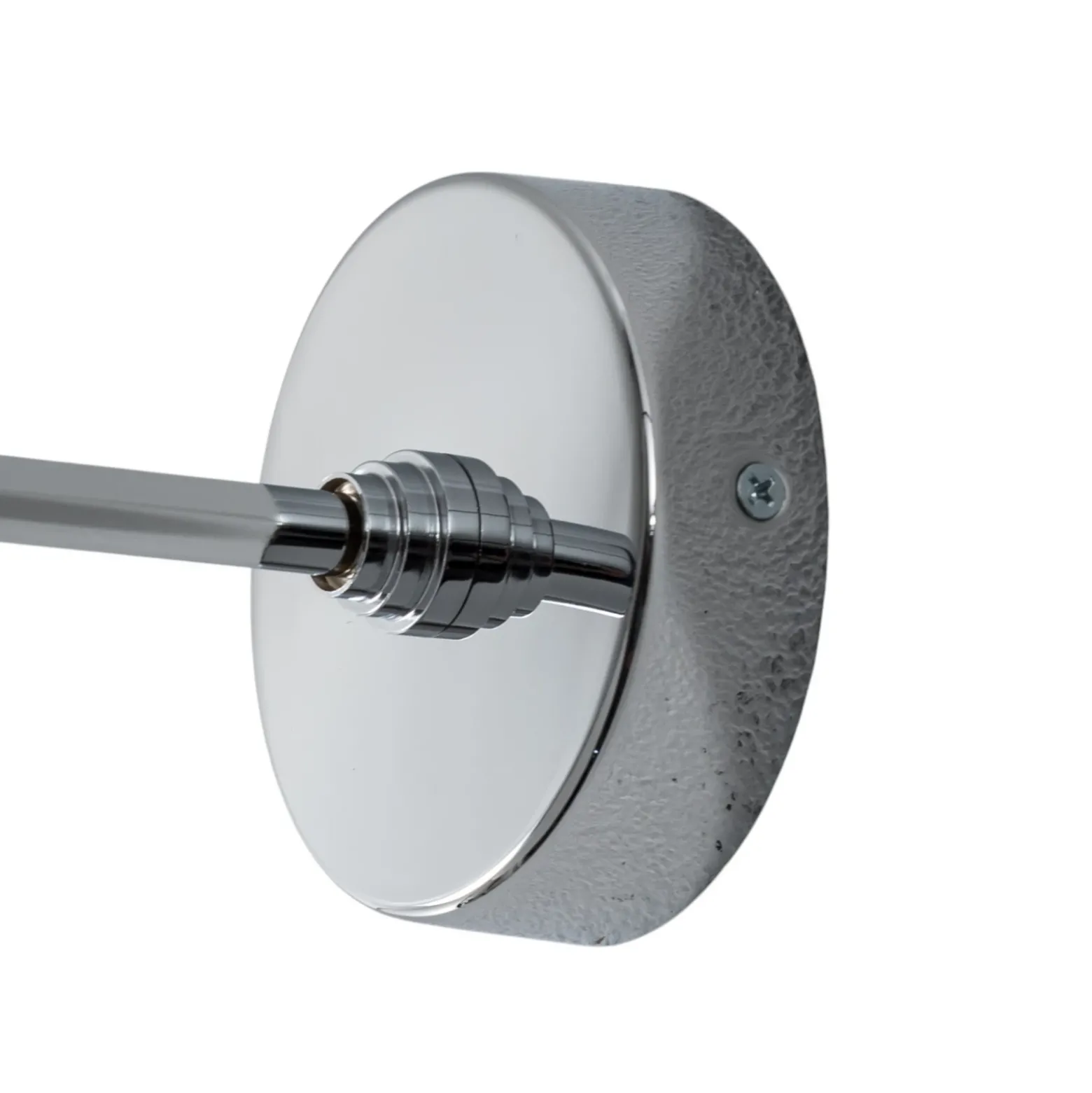 Aplique de pared Mina, color cromo, metal/vidrio