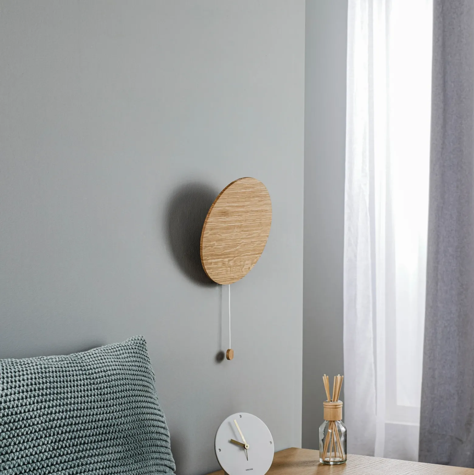 Aplique de pared Minimal de madera de roble