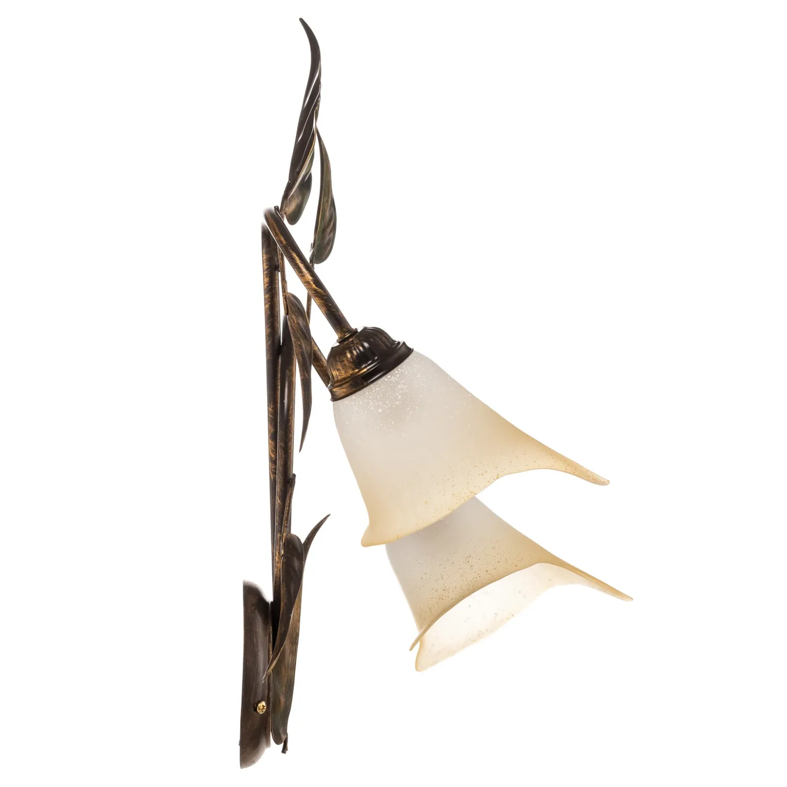 Aplique de pared Miranda 2 luces, bronce