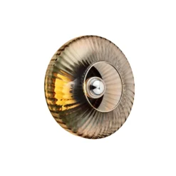 Aplique de pared New Wave Optic XL, gris humo, Eyeball, enchufe