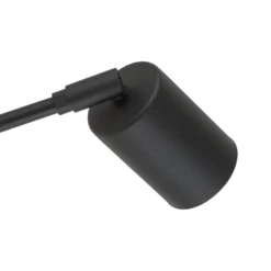 Aplique de pared Nex, negro, metal, altura 27 cm, GU10