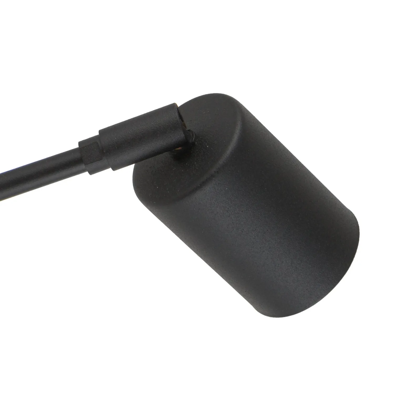 Aplique de pared Nex, negro, metal, altura 27 cm, GU10