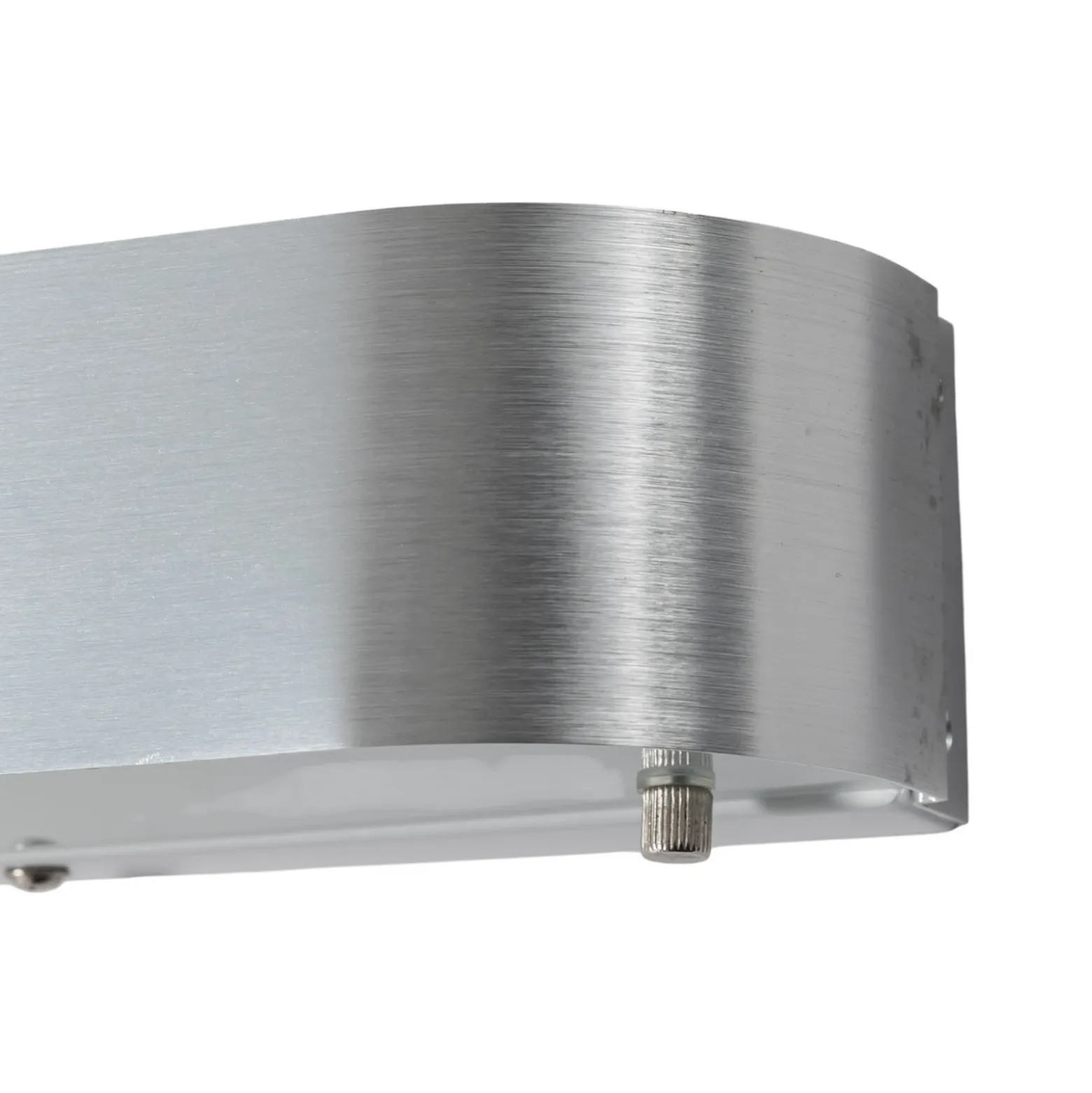 Aplique de pared Nika con portalámpara E14, aluminio