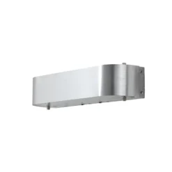 Aplique de pared Nika con portalámpara E14, aluminio