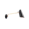 Aplique de pared Northern Birdy Swing, negro/latón