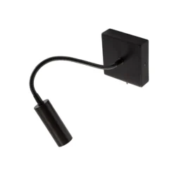 Aplique de pared Ojos, antracita, lámpara de lectura, ajustable, 33 cm, G9