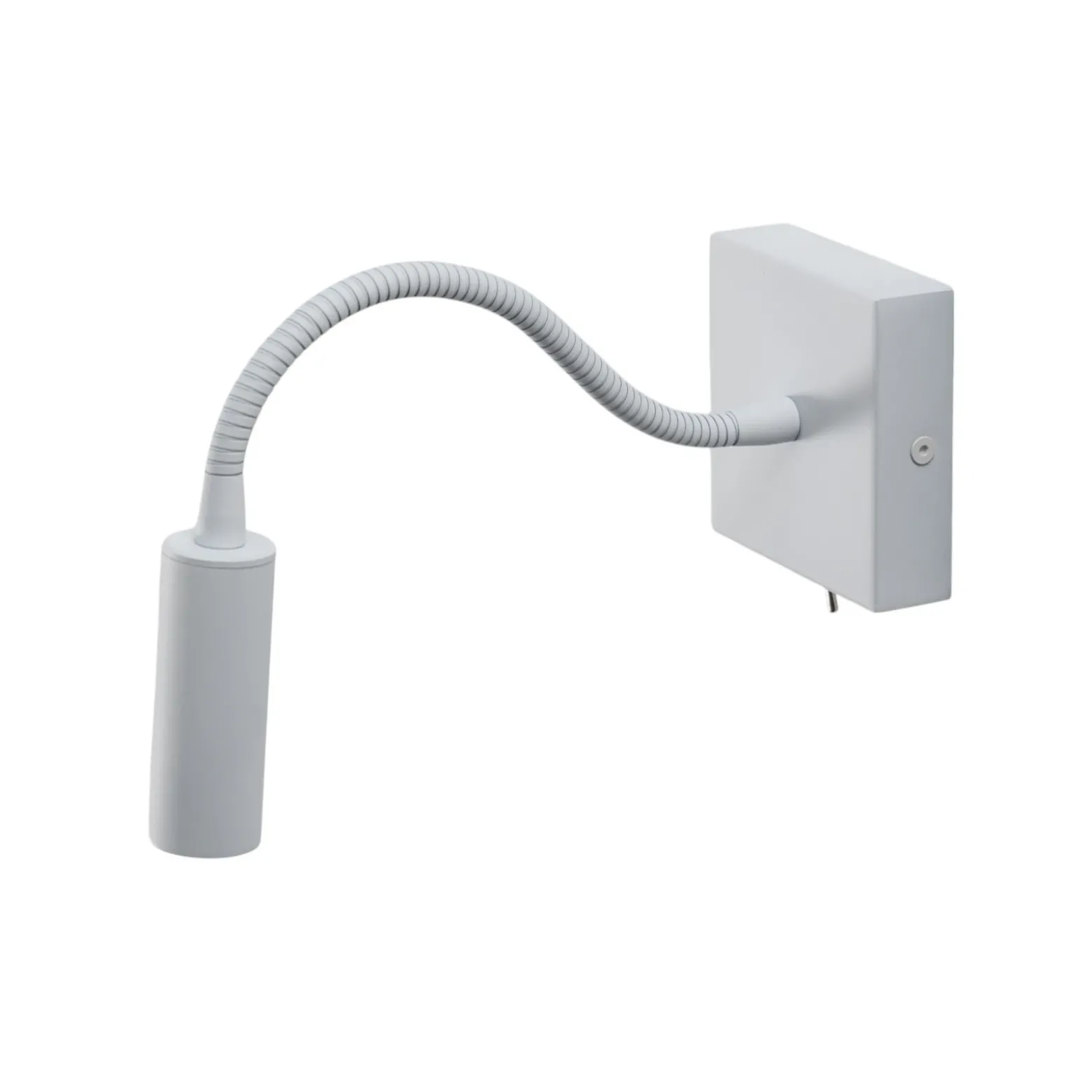 Aplique de pared Ojos, blanco, lámpara de lectura, ajustable, 33 cm, G9