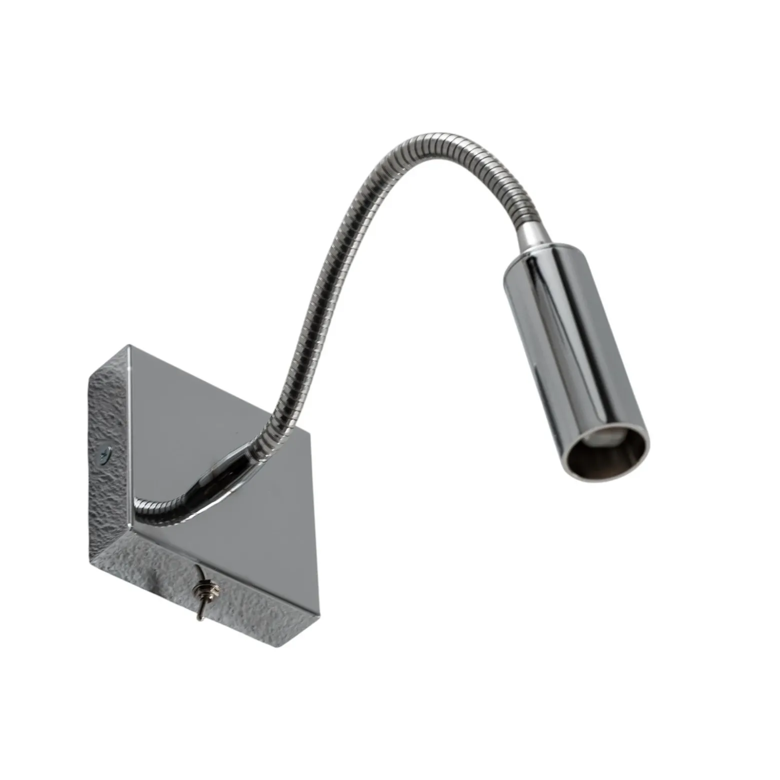 Aplique de pared Ojos, cromo, lámpara de lectura, ajustable, 33 cm, G9