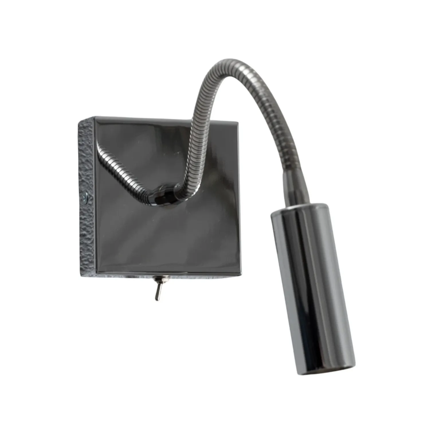 Aplique de pared Ojos, cromo, lámpara de lectura, ajustable, 33 cm, G9