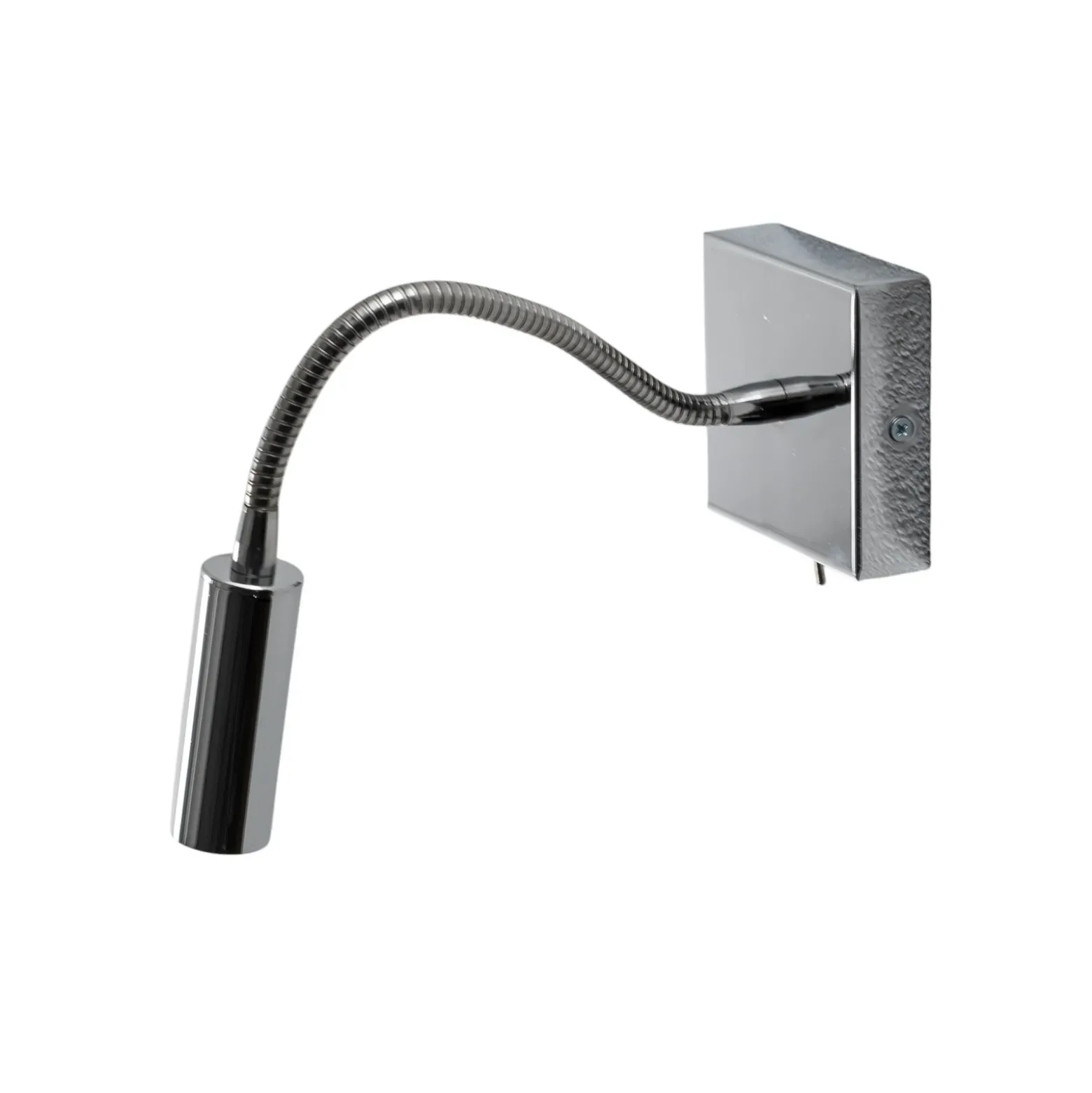 Aplique de pared Ojos, cromo, lámpara de lectura, ajustable, 33 cm, G9