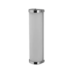 Aplique de pared OSRAM BATHROOM, cromada, longitud 32 cm, metal/vidrio, IP44