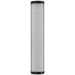 Aplique de pared OSRAM BATHROOM negro, 46 cm de largo, metal/vidrio, IP44