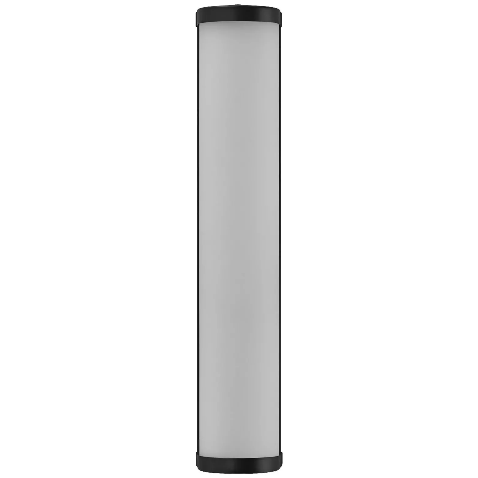 Aplique de pared OSRAM BATHROOM negro, 46 cm de largo, metal/vidrio, IP44