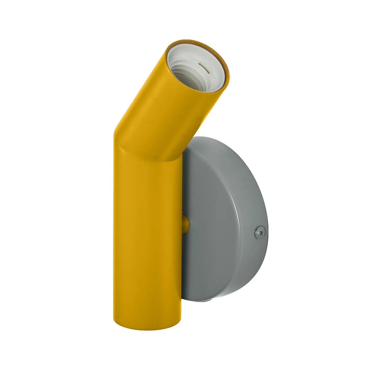 Aplique de pared OSRAM Decor Straw, 1 luz, gris/amarillo, acero, E27