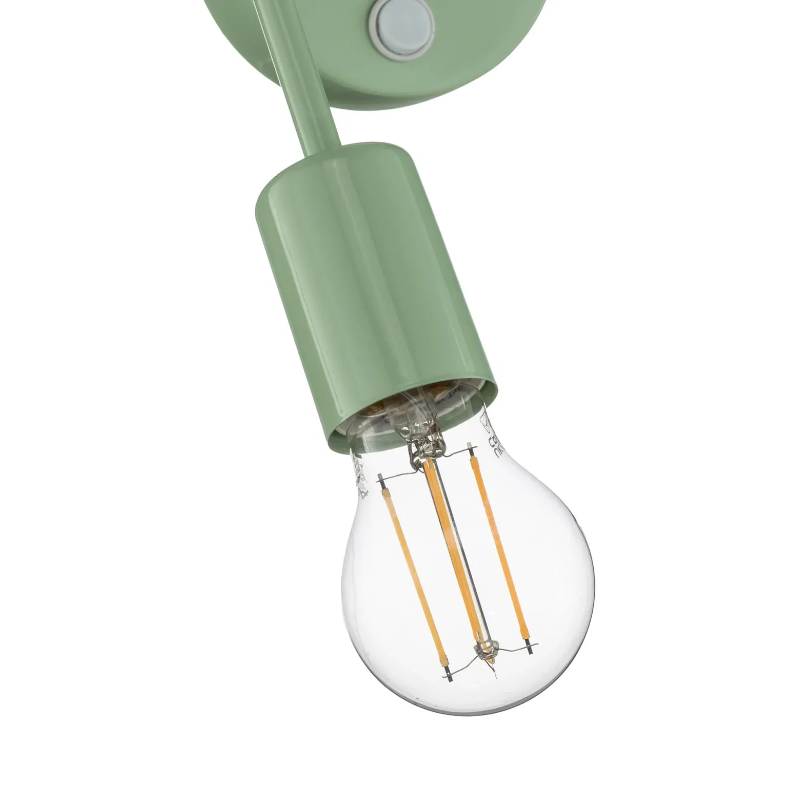 Aplique de pared Oxford, verde, metal, 1 luz, E27