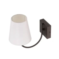 Aplique de pared Paro con pantalla textil