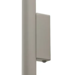 Aplique de pared Pastelo, beige, altura 20 cm, acero, 2 luces.