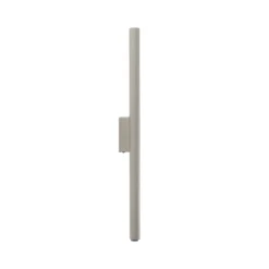 Aplique de pared Pastelo, beige, altura 20 cm, acero, 2 luces.