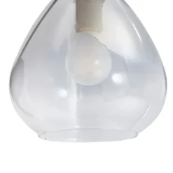 Aplique de pared Pendura de Lindby, Ø 15 cm, negro, cristal