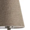 Aplique de pared perfil, dorado/crema, metal/tejido, altura 30 cm