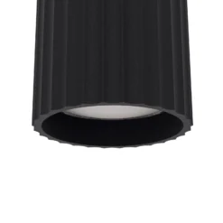 Aplique de pared Portillo, negro, altura 20 cm, 2 luces, metal, GU10