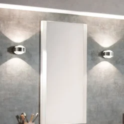 Aplique de pared Puk Wall, G9, cromo