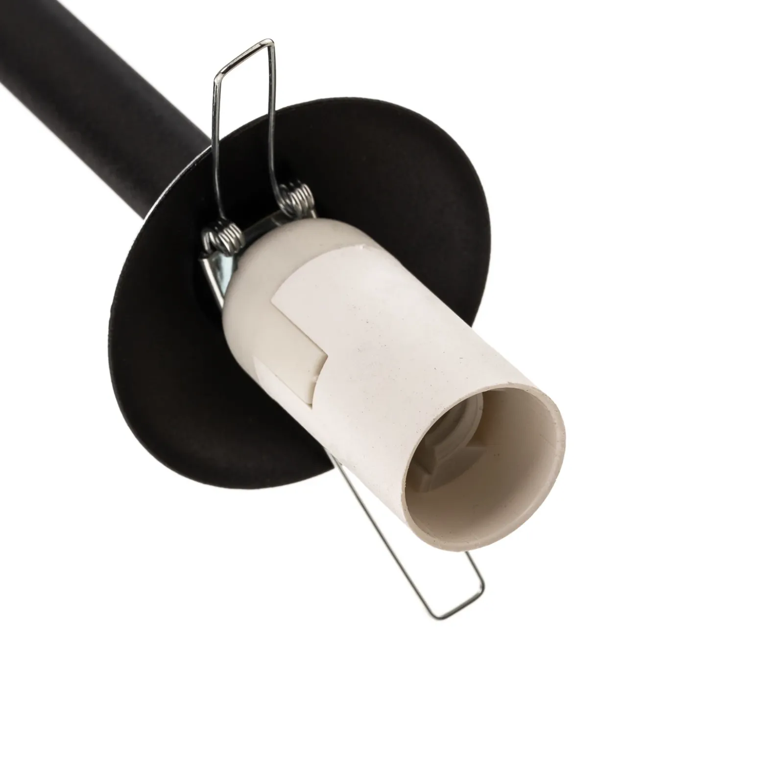 Aplique de pared Pure, 2 luces, negro, horizontal