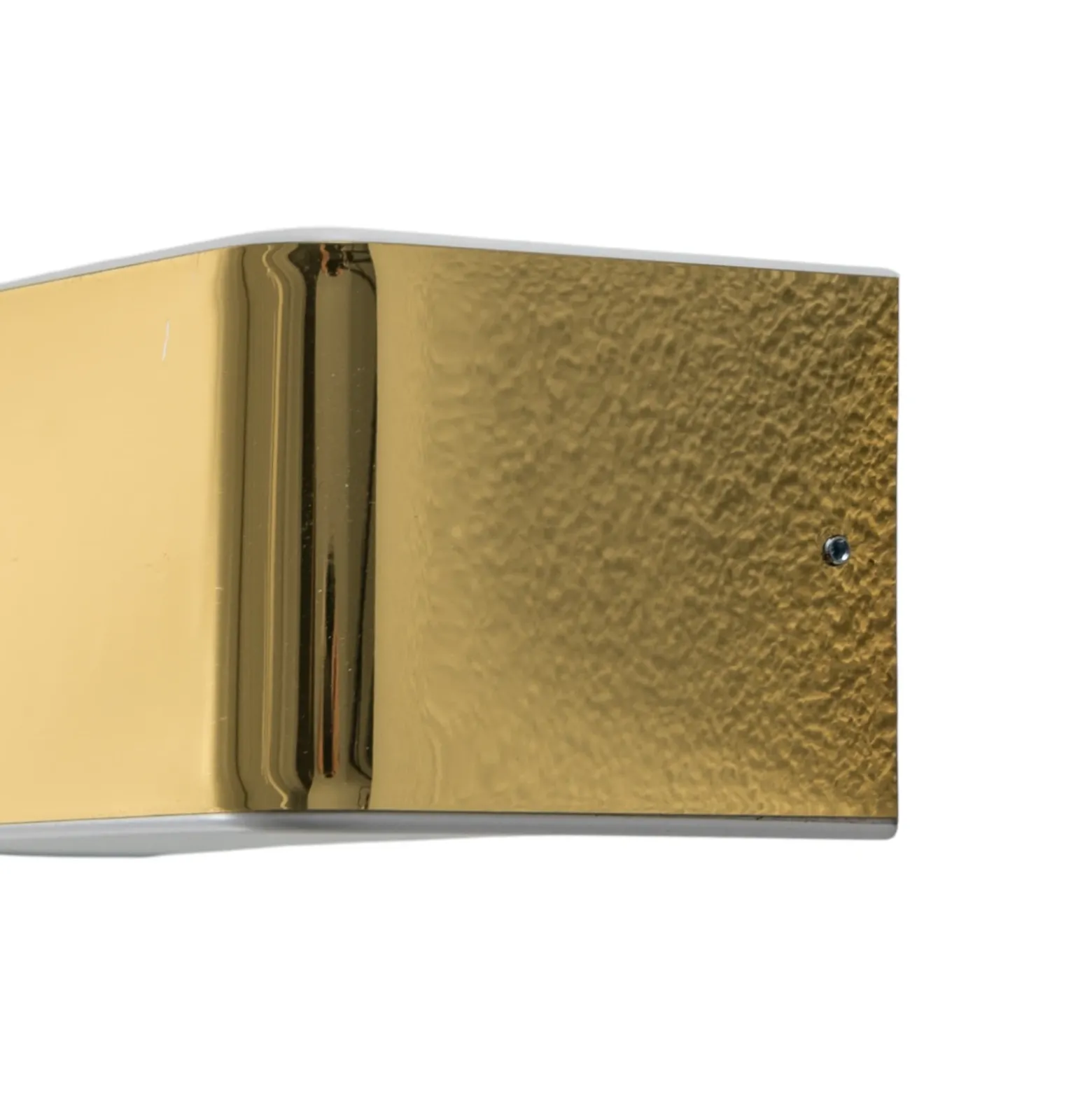 Aplique de pared Rauma, latón, ancho 20 cm