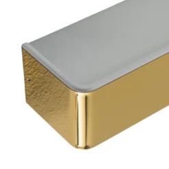 Aplique de pared Rauma, latón, 20 cm de ancho