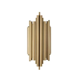 Aplique de pared Reis 13341, dorado, metal, altura 50 cm