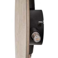 Aplique de pared Rito de Envostar, madera clara, Ø 30 cm