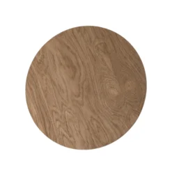 Aplique de pared Rito de Envostar, madera clara, Ø 30 cm