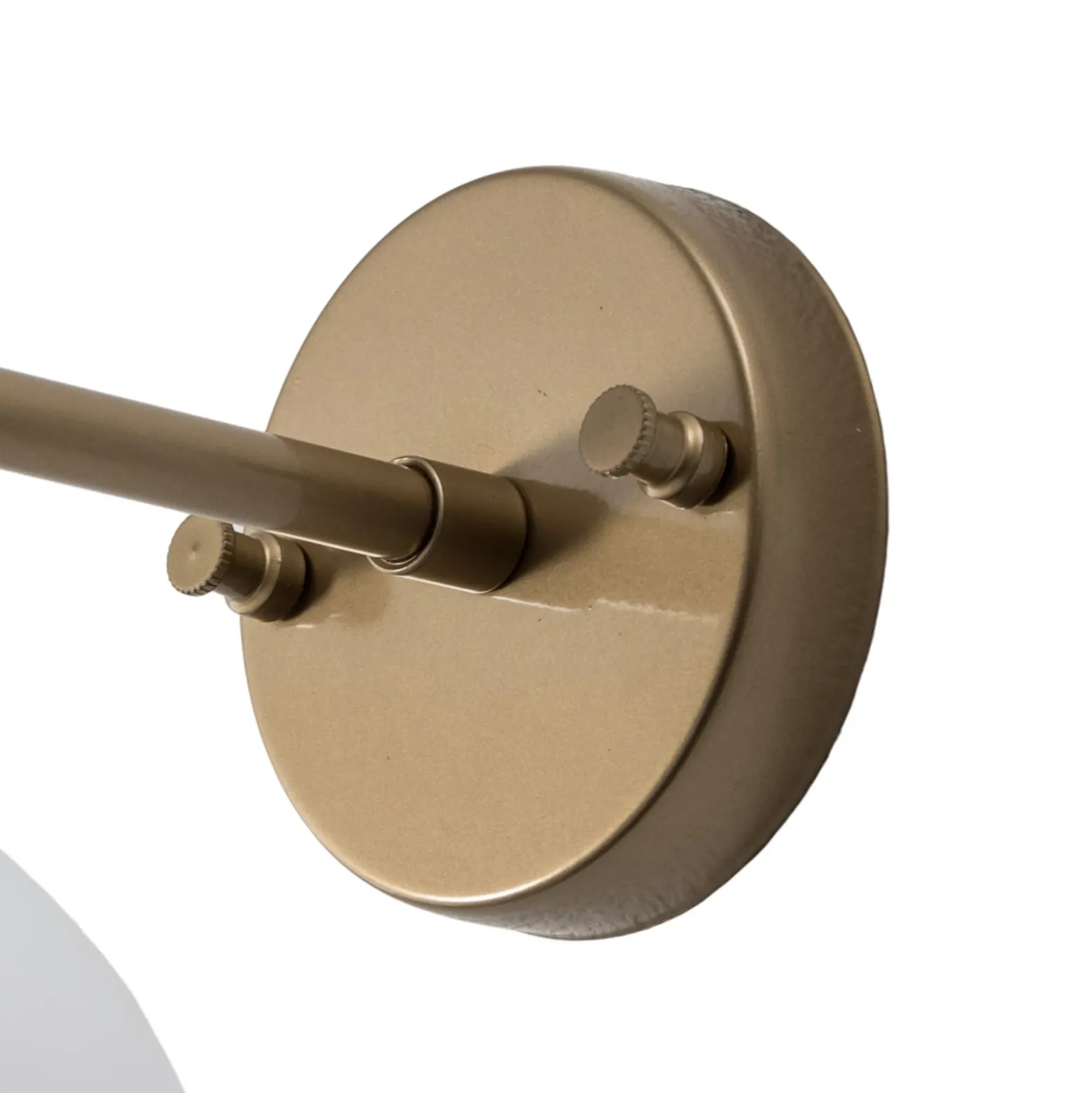Aplique de pared Roe, dorado, cristal, altura 24 cm, E14