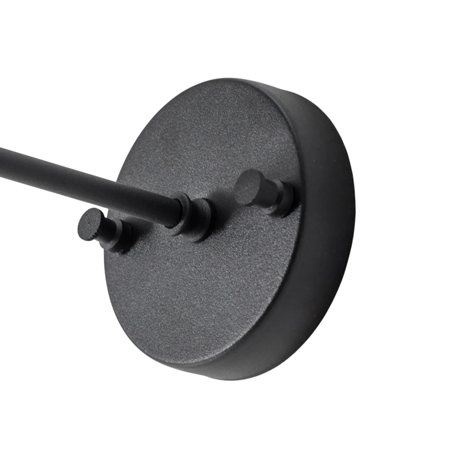 Aplique de pared Saglam, negro/dorado, cónica, altura 20 cm, E27