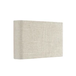 Aplique de pared Santana B, color crema, textil, ancho 25 cm, G9