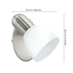 Aplique de pared singular Dake