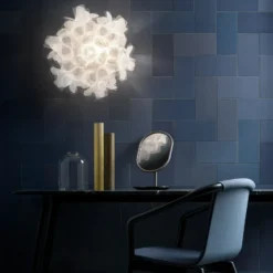 Aplique de pared Slamp Clizia Mama Non Mama blanca Ø53cm