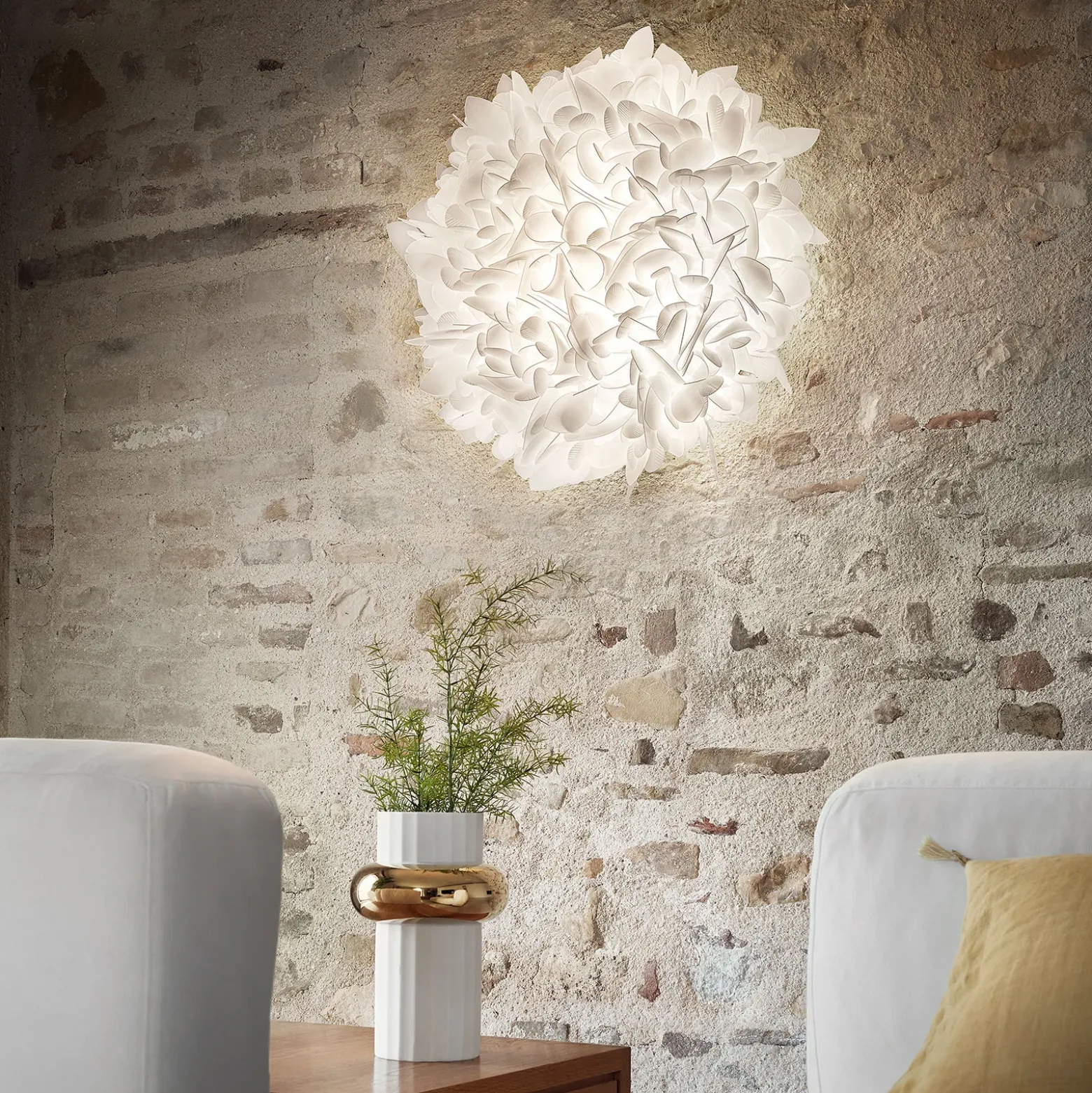 Aplique de pared Slamp Veli Foliage Large, Ø 75 cm