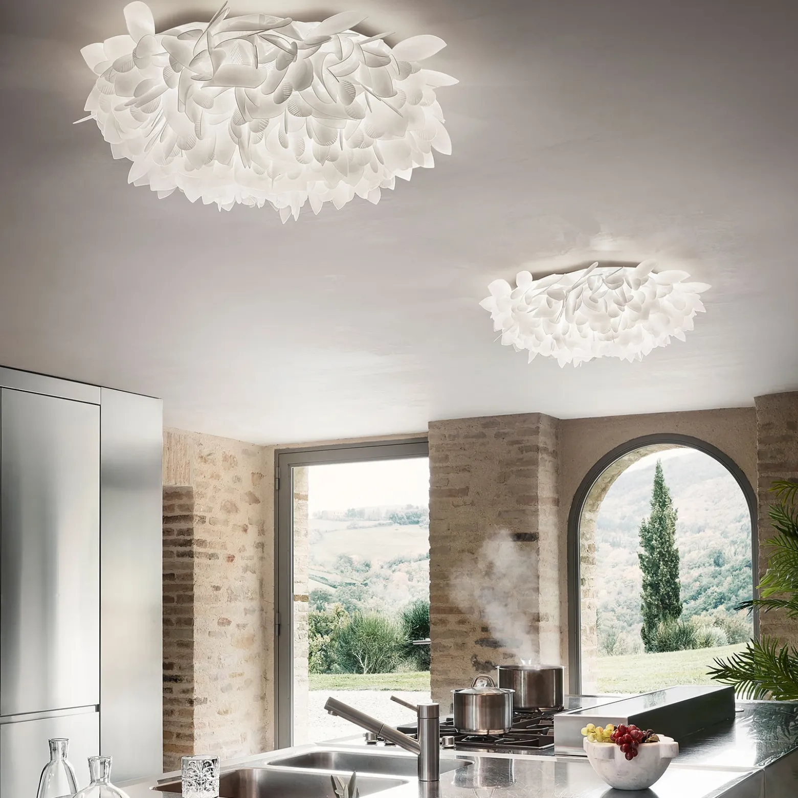 Aplique de pared Slamp Veli Foliage Large, Ø 75 cm