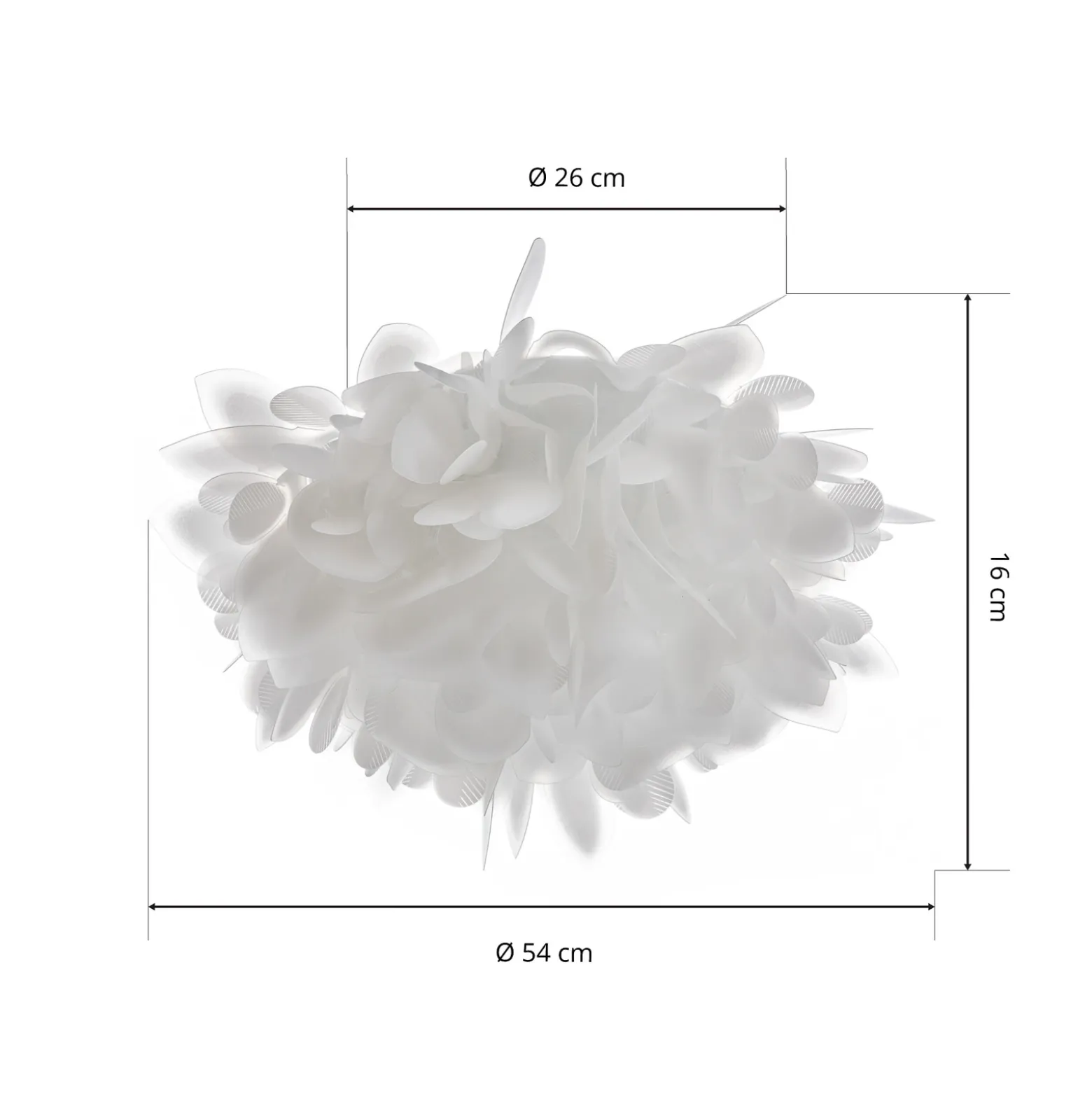 Aplique de pared Slamp Veli Foliage Medium, Ø 54 cm