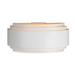 Aplique de pared Sofia, blanco, ancho 30 cm, aluminio, E14